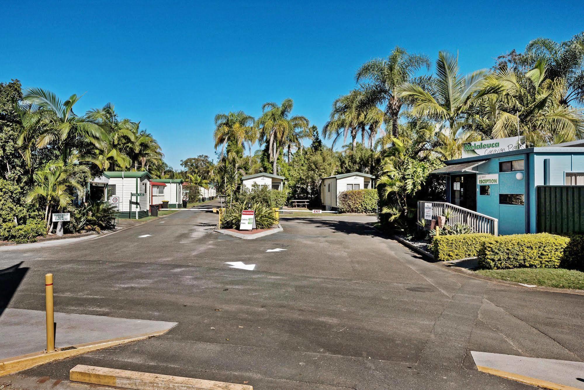 Melaleuca Caravan Park พอร์ตแมคควอรี ภายนอก รูปภาพ