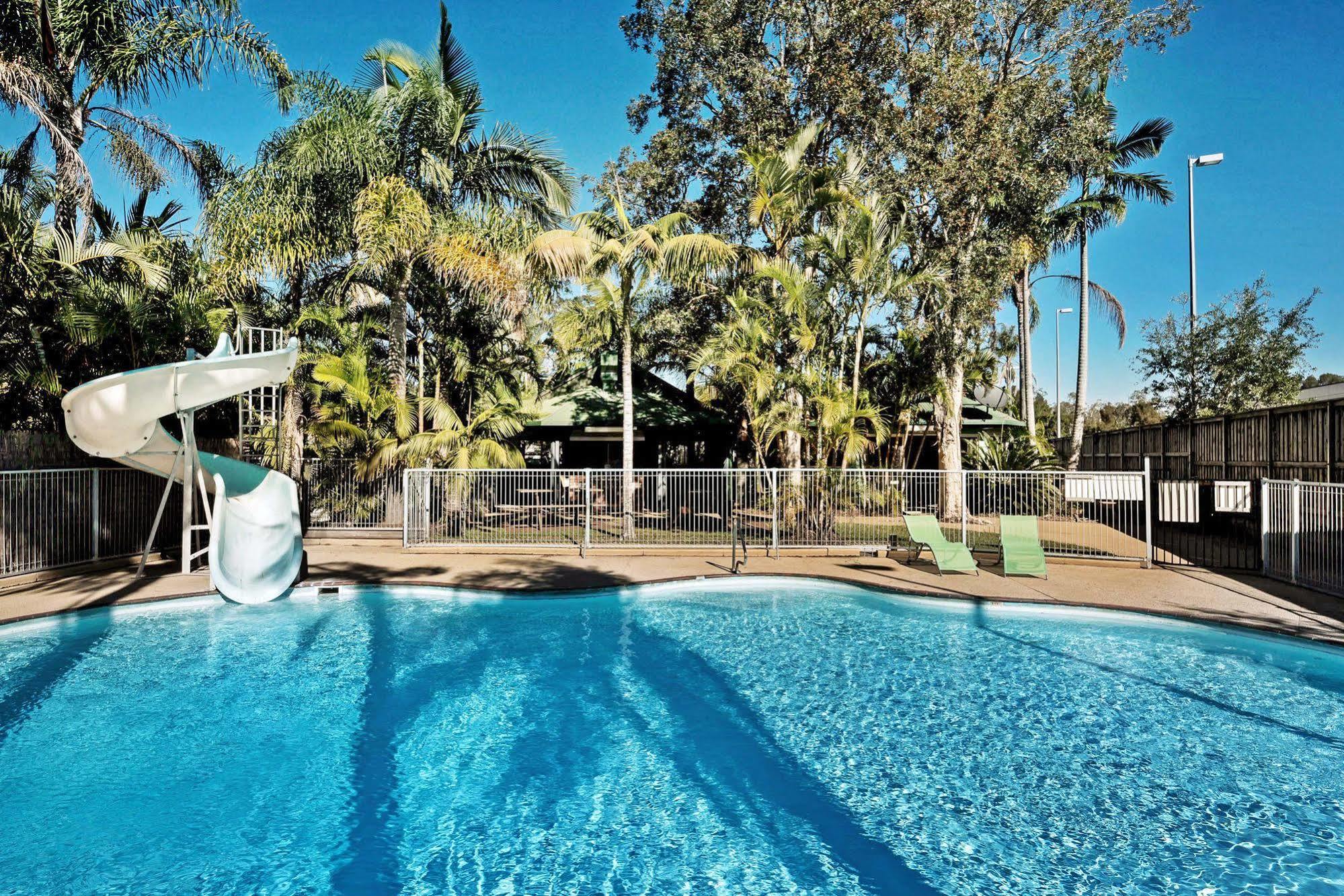 Melaleuca Caravan Park พอร์ตแมคควอรี ภายนอก รูปภาพ